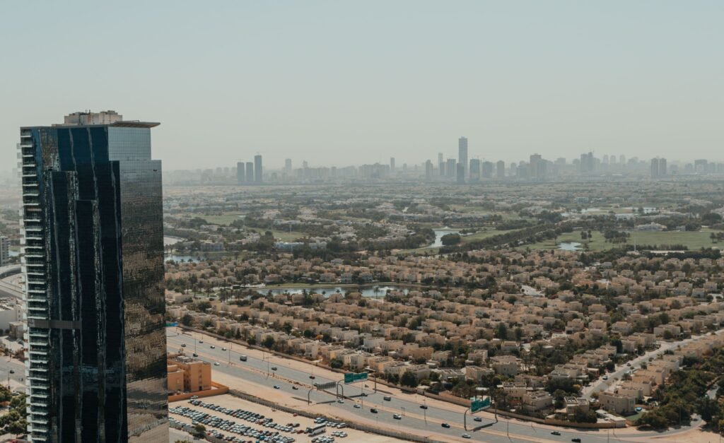 Damac Hills Skyscraper View